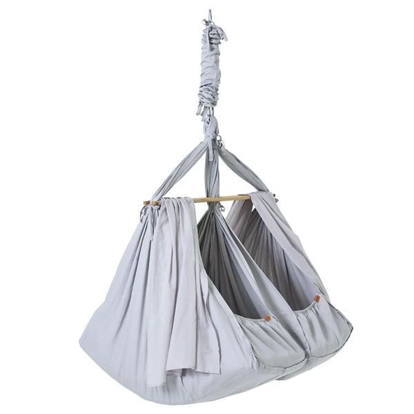 Membantu Organic Twin Hammock Premium - Grey