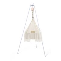 Membantu Cradle Set 2 - Nature (Cradle, Bouncer 2.0 beige, Tripod stand, Canopy nature)
