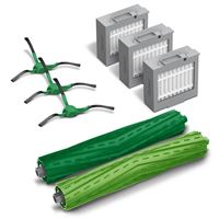 iRobot Roomba W series - Replenishment kit - 2 roller brushes, 3 edge brushes, 3 filters