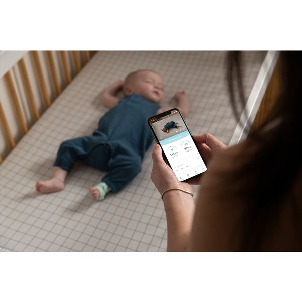 Sada příslušenství Owlet Smart Sock 3 - matně růžová