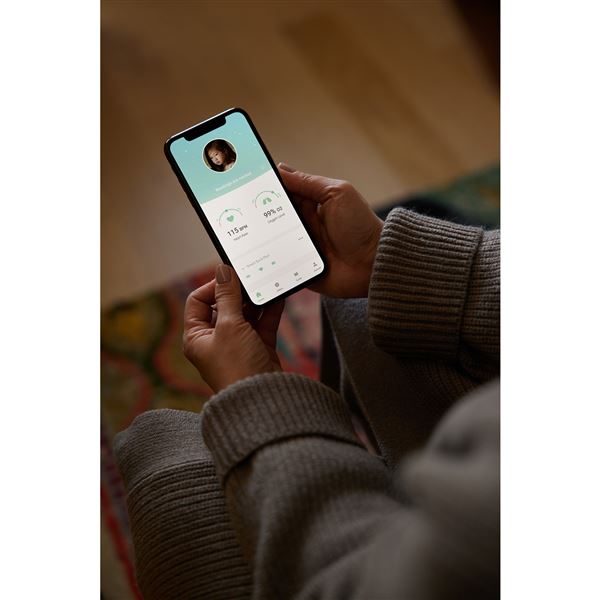 Sada příslušenství Owlet Smart Sock 3 - matně růžová